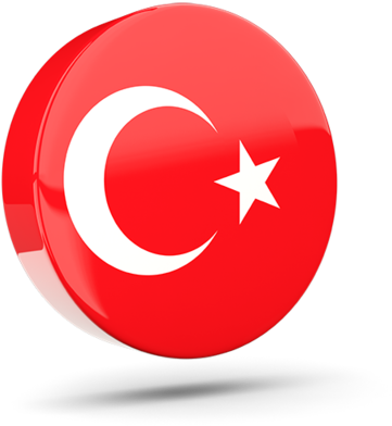 Illustration Of Flag Of Turkey - Turkey Glossy Round Flag (640x480), Png Download