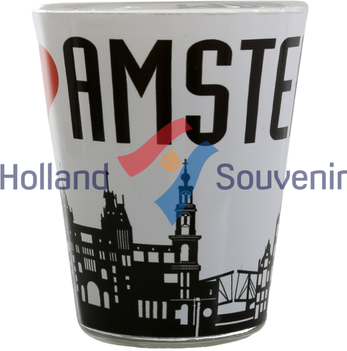 Shotglass I Love Amsterdam - Amsterdam (768x768), Png Download