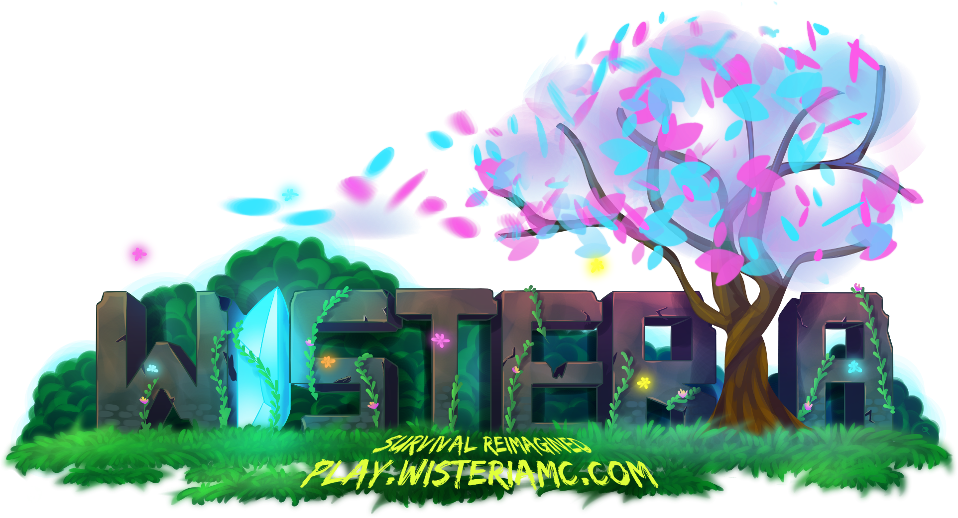Wisteria Logo - Minecraft (2050x1200), Png Download