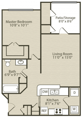 Floor Plansthe Wisteria - The Retreat At Peachtree City (640x480), Png Download