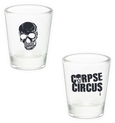 Image Of Corpse Circus Shot Glasses - Pint Glass (576x576), Png Download