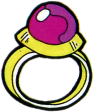 Legend Of Zelda Item Red Ring - Magic Ring Clipart (324x383), Png Download