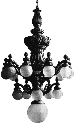 Our Catholic Company Provides Antique Church Supplies - Church Chandelier Png (600x420), Png Download