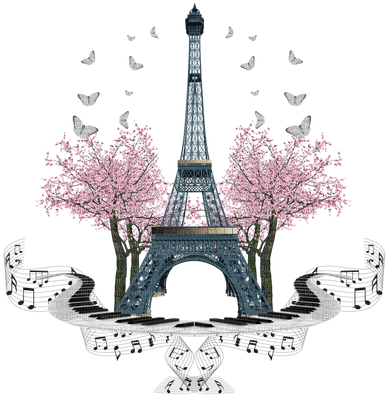 Paris Png Photo - Paris Pink And Black (400x400), Png Download