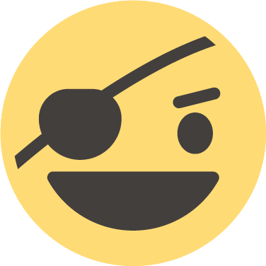 Pirate C - Computer Round Svg Icon (376x376), Png Download