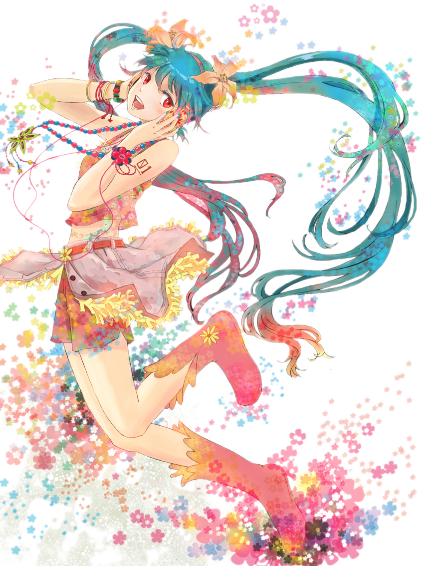 1ab093ab1195 - 春 ミク (850x1134), Png Download