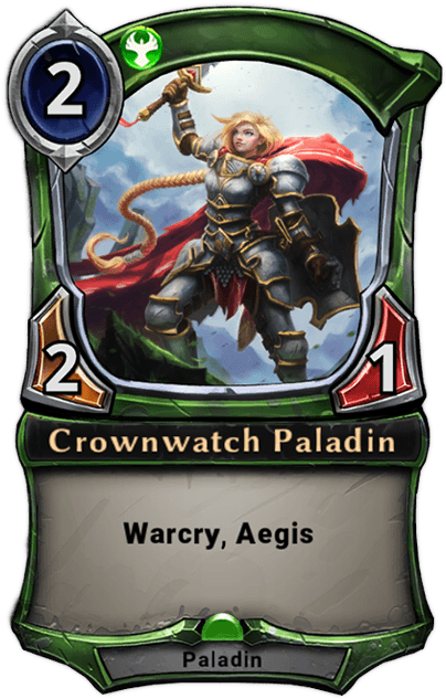 Eternal Card Game Crownwatch Paladin (416x660), Png Download