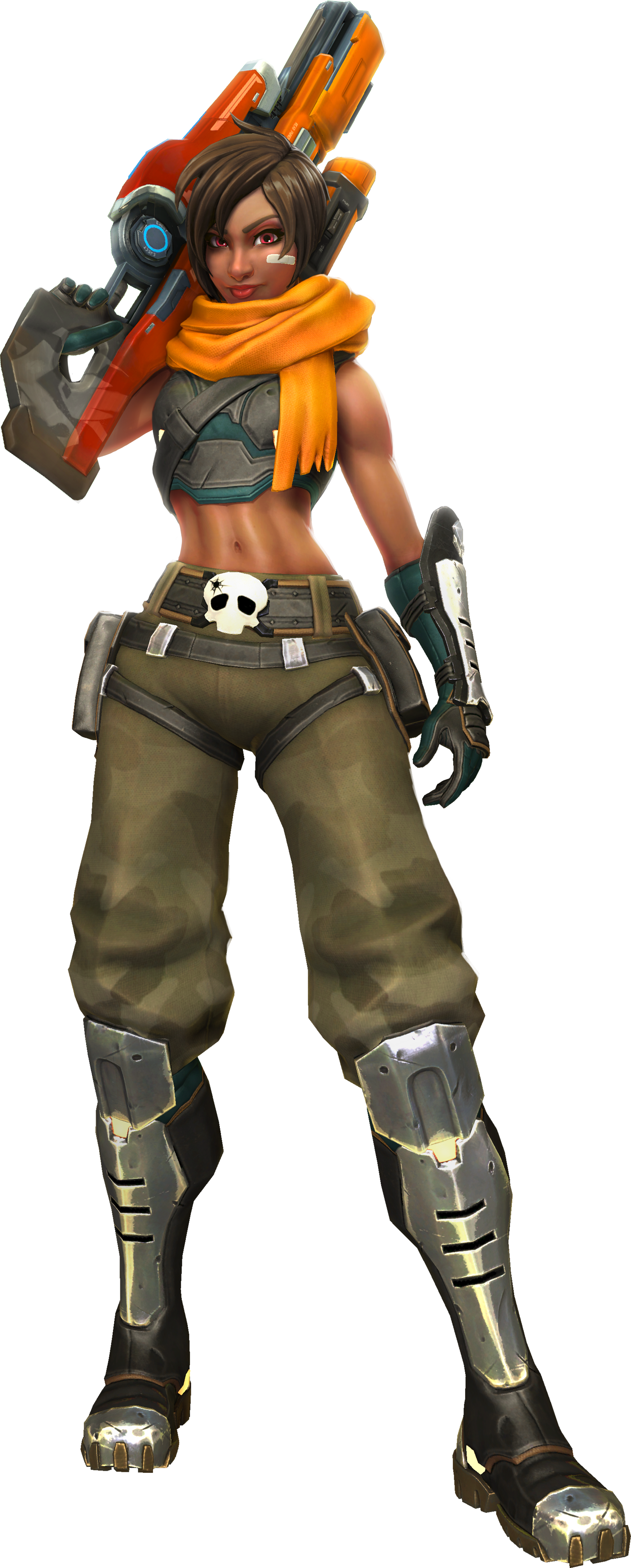 Kinessa, Human Sniper Operative - Paladins Kinessa (1831x4551), Png Download