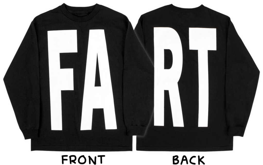 Fart By Pizzaslime & The Fat Jew Long Sleeve Shirt - Sleeve (1024x1024), Png Download