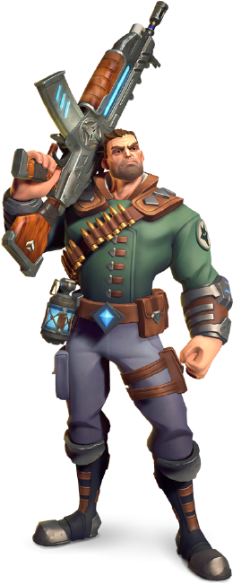 Paladins Viktor Png - Paladins Characters (650x650), Png Download