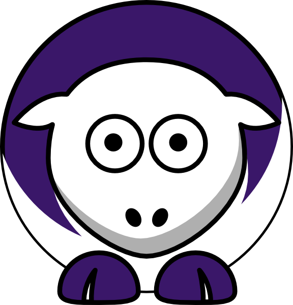 Original Png Clip Art File Sheep -furman Paladins (576x600), Png Download
