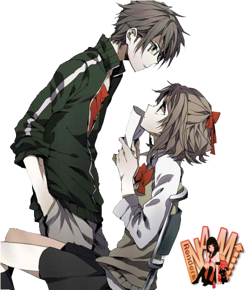 Anime Couple For Free Download On Mbtskoudsalg Png - Anime Couple Transparent Png (500x580), Png Download