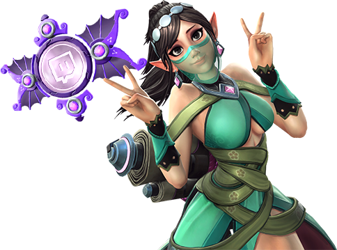 Paladins - Realm Royale Character Transparent (484x359), Png Download