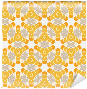 Seamless Pattern With Circles, Lines And Stars Wall - Motif (400x400), Png Download