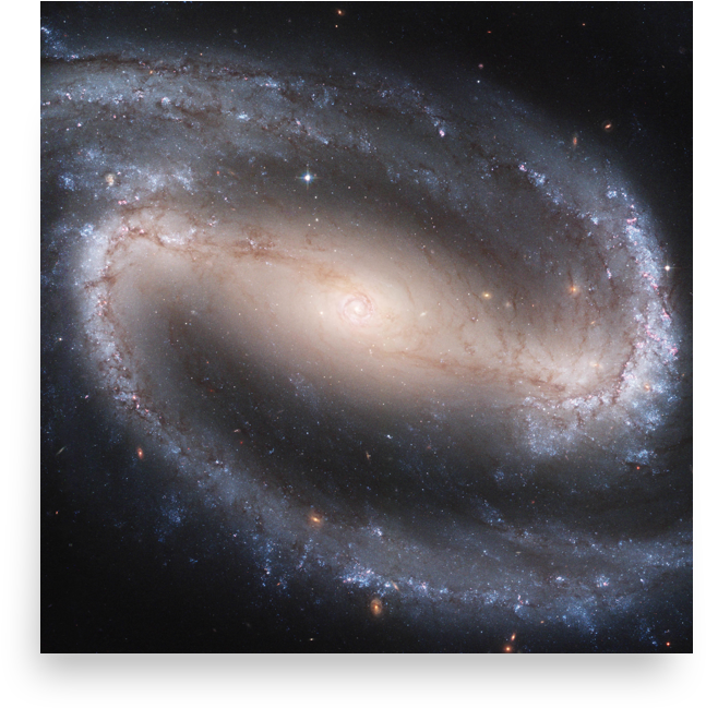 Spiral Galaxy Png Clipart Royalty Free Stock - Barred Spiral Galaxy (1000x1000), Png Download