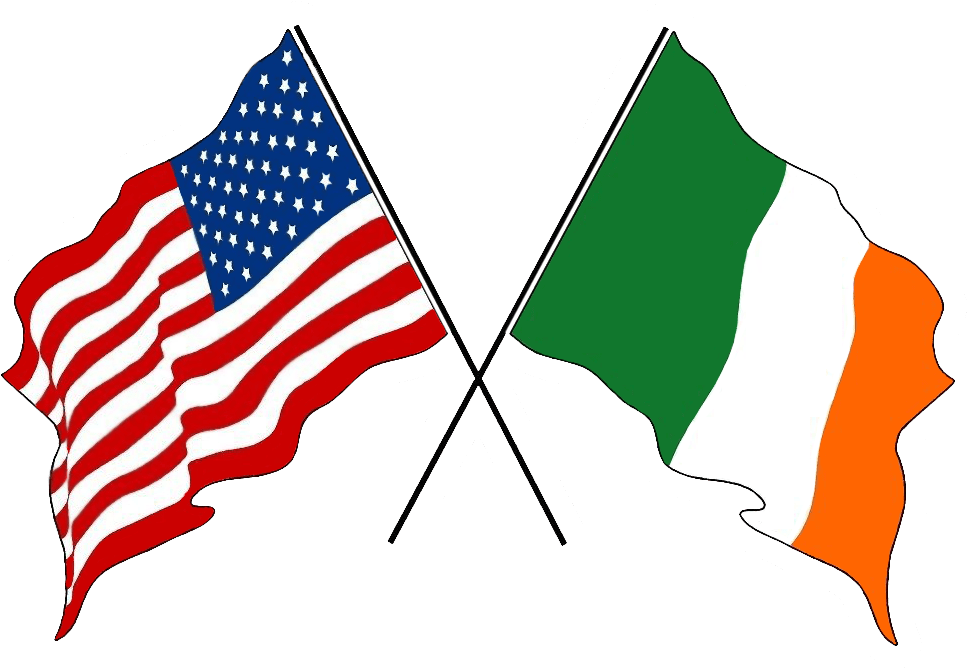 And A Charity Was Born Us Ire Flag - Us And Italy Flags (1000x668), Png Download
