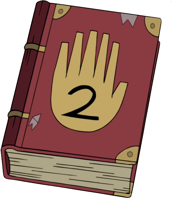 Journal 2 Appearance - Diario De Gravity Falls 2 (653x652), Png Download