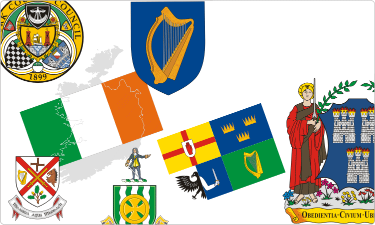 Irish Flags & Crests / Heraldry Of Ireland - Answers To Prayer [book] (750x451), Png Download