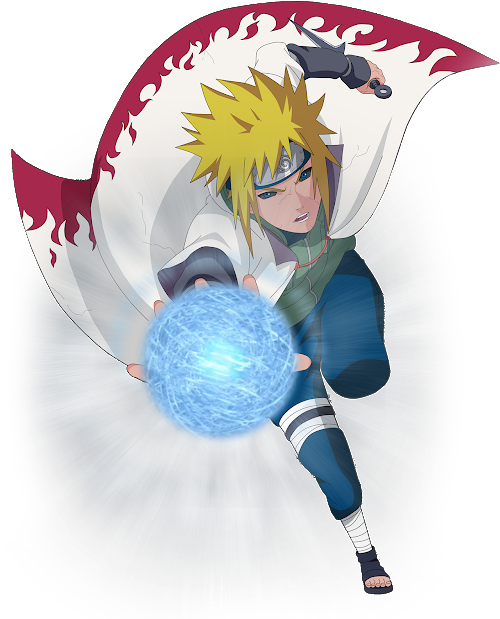 Edo Tensei Minato Character (607x800), Png Download
