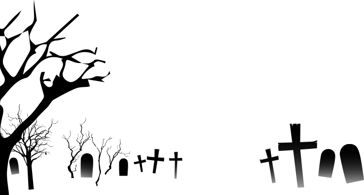 Transparent Grave Halloween - Halloween Grave Png (750x402), Png Download