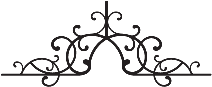 Wrought Iron Headboard Wall Decal - Headborads Decals (451x450), Png Download