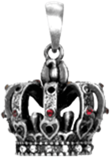 Heart Crown Pendant - Heart Crown Pendant Medallion Necklace Accessory (555x555), Png Download