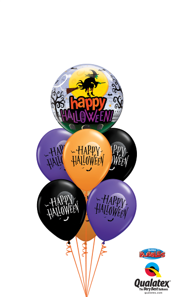 Halloween Moon & Bats Balloons - Burton & Burton Toy Foil Balloon, 22" (350x600), Png Download