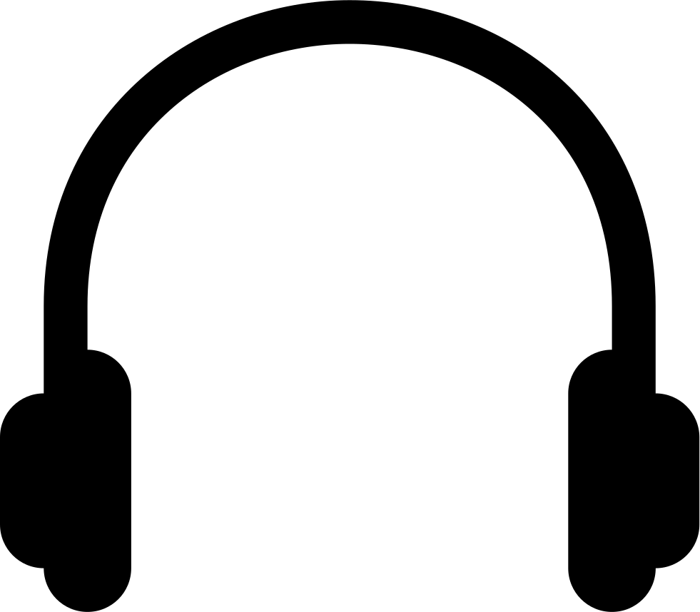 Png File Svg - Headphones Clipart (981x858), Png Download