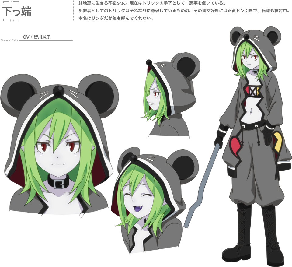 Download Hd Underling Anime Hyperdimension Neptunia Linda Transparent Png Image Nicepng Com