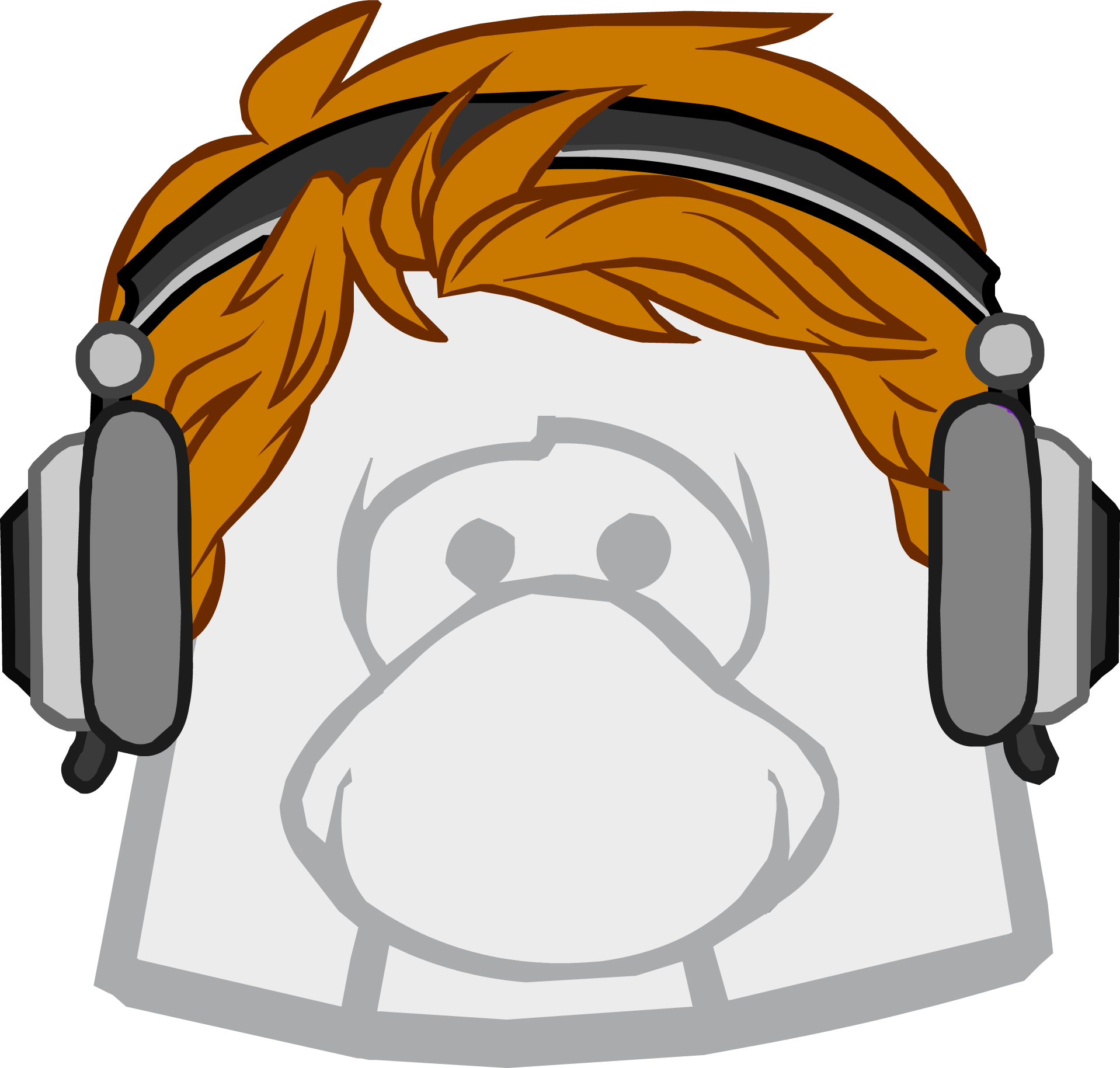 Redhead Headphones Clothing Icon Id - Club Penguin The Right (1918x1829), Png Download