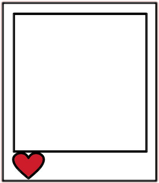 Instagram Heartit Like Photoframe Frame Border - Darkness (1024x1024), Png Download