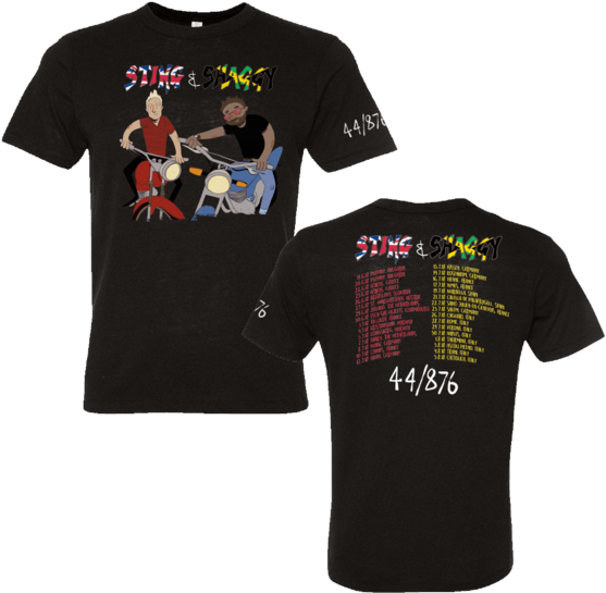 Sting & Shaggy Itinerary - Sting And Shaggy T Shirt (600x600), Png Download