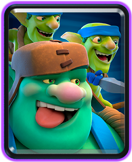 Goblin Giant Is Out - Clash Royale Goblin Giant (318x379), Png Download