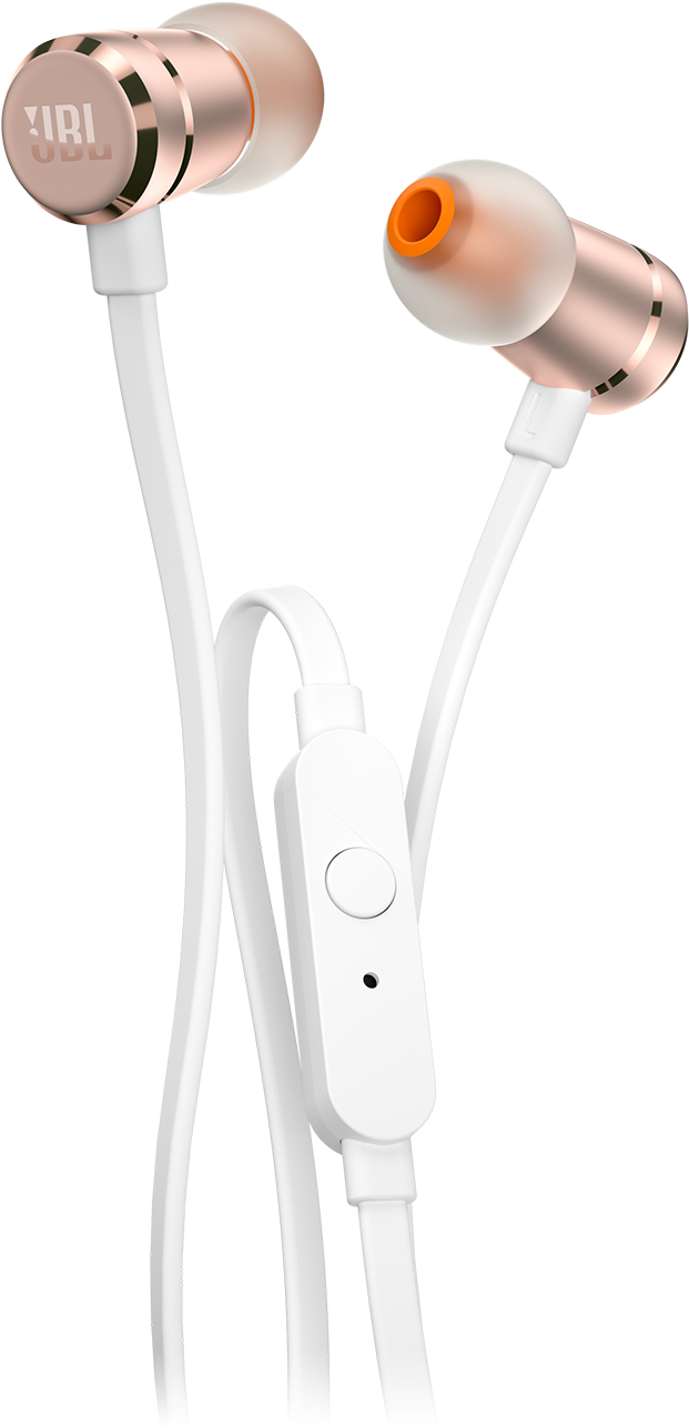 Alternate Views - Jbl T290 Earphones - Rose Gold (1606x1606), Png Download