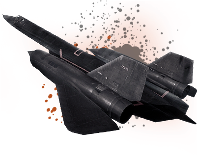 Elite Sr-71 - Sr 71 Blackbird Png (400x352), Png Download