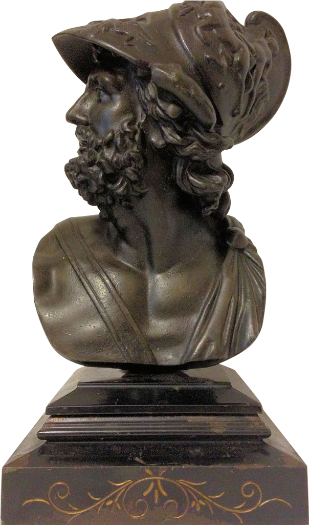 Great Rare Vintage Bronzed Bust Of Ajax The Greek Warrior - Ajax The Great (1023x1023), Png Download