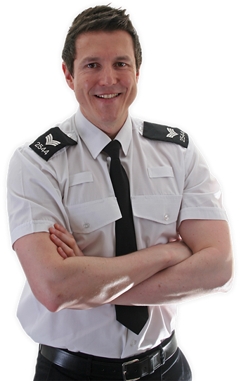 Policeman - South Yorkshire Police Officer (343x541), Png Download
