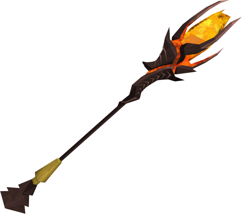 Fire Staff Png - Fire Staff (841x745), Png Download