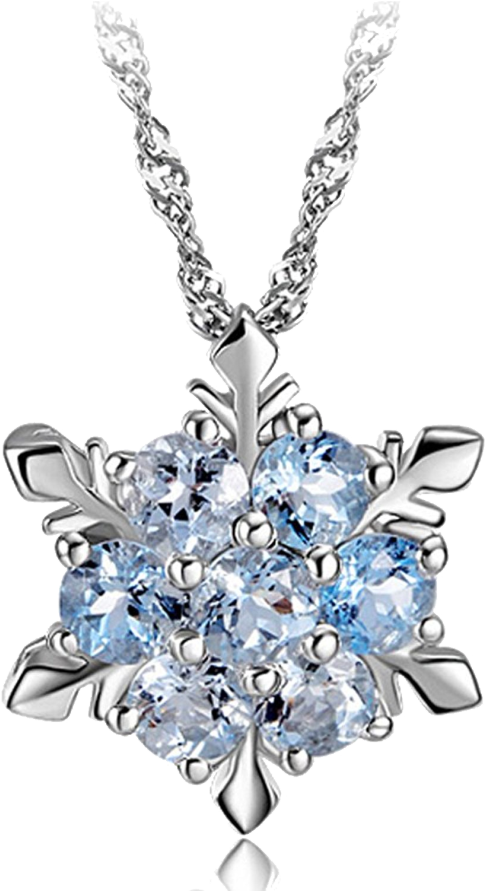 Snow Necklace (900x900), Png Download