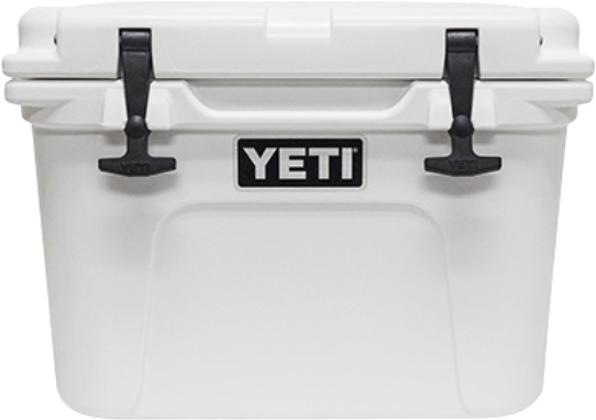 Yeti - Png - Roadie 20 Cooler-white (605x418), Png Download