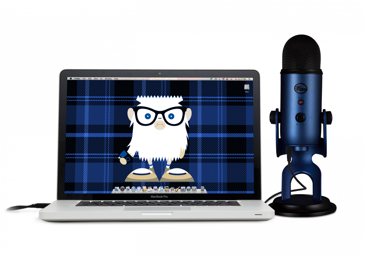 Yeti Midnight Blue - Blue Yeti Midnight Blue (1500x1056), Png Download
