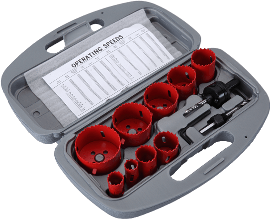 Bi-metal Hole Saw Kits - Hole Saw (774x500), Png Download