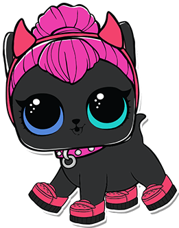 P-008 Spicy Kitty - Lol Surprise Spicy Kitty (403x550), Png Download