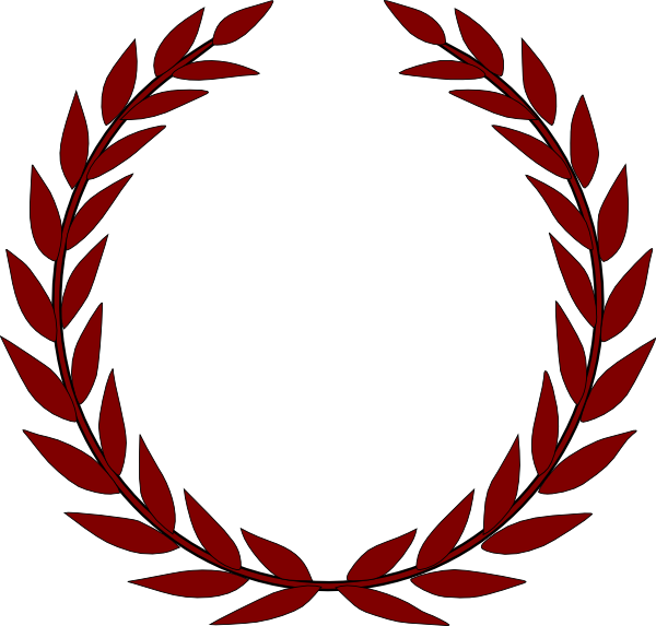 Clip Art Online Royalty Free Clipart Best - Laurel Wreath (600x573), Png Download