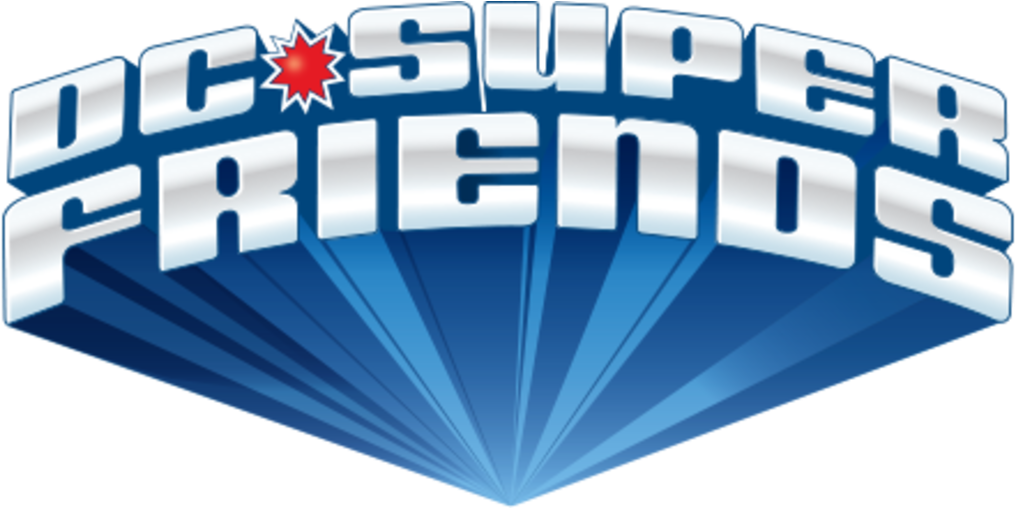 0 0dcsuper - Dc Super Friends Logo (1200x507), Png Download