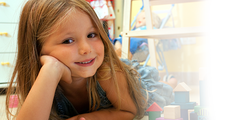 Nursery Kids-club - Girl (960x464), Png Download