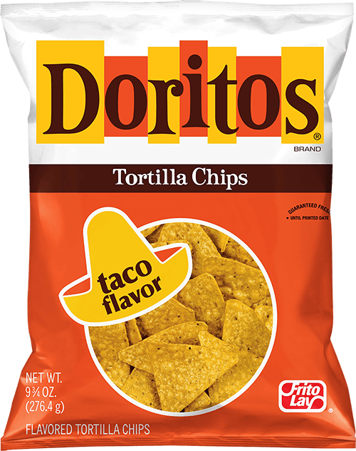 Doritos® Taco Flavored Tortilla Chips - Taco Doritos (500x633), Png Download