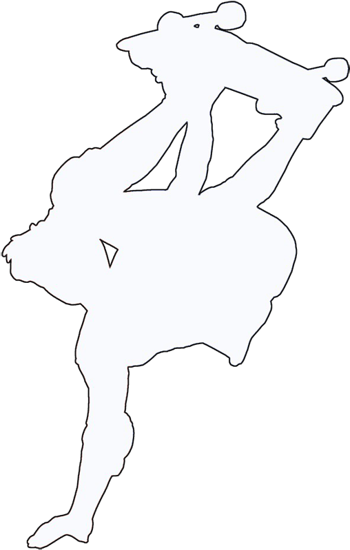 Skateboard Handplant Clipart, Skateboard Handplant - Skateboard Handplant Silhouette (774x886), Png Download