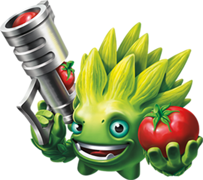 Food-fight - Skylanders Food Fight Card (399x354), Png Download