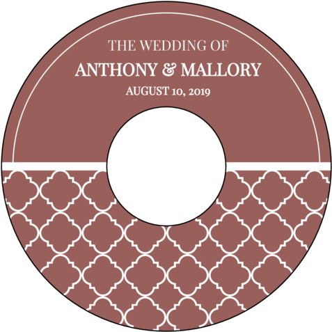 Decorative Wedding Dvd Labels - Photo Album (500x500), Png Download